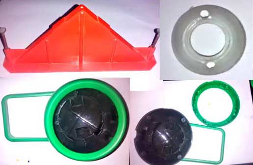 Led plastic housing and parts, plastic components